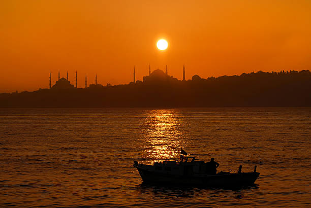 Pôr-do-sol - fotografia de stock