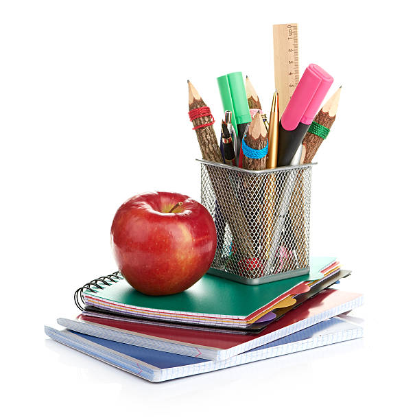 istock pencil box with school equipment 485629783