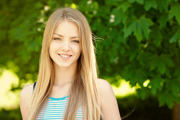 istock Pretty young woman outdoors. 485629861