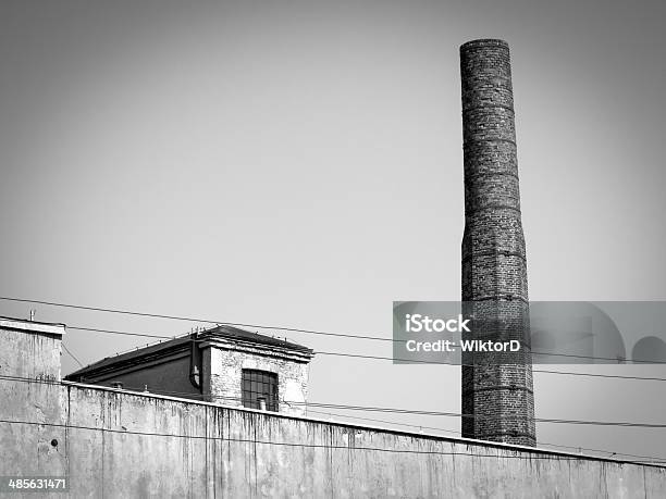 Smokestack Of Lodz Stock Photo - Download Image Now - Brick, Chimney, City