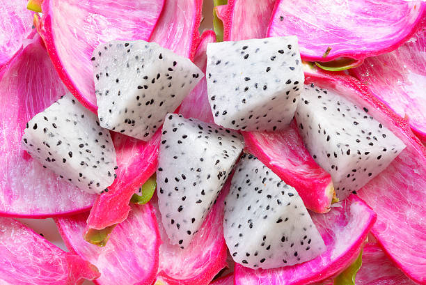 istock close up of cube dragon fruit 485633088
