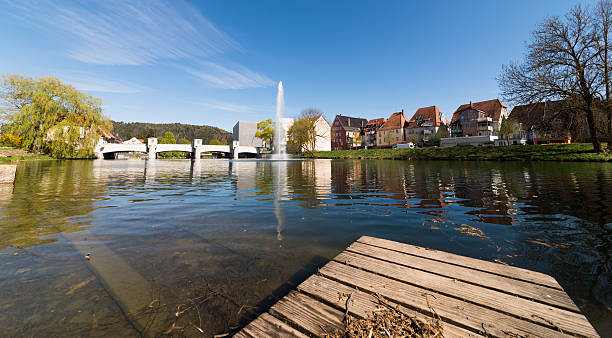 County town tuttlingen and the lake donau.