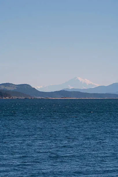 Mt.Baker view from Sidney British Columbia.