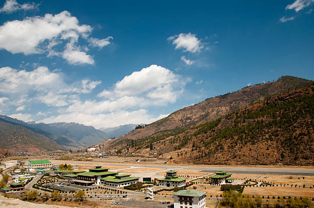 istock Paro Airport - Bhutan 485634328