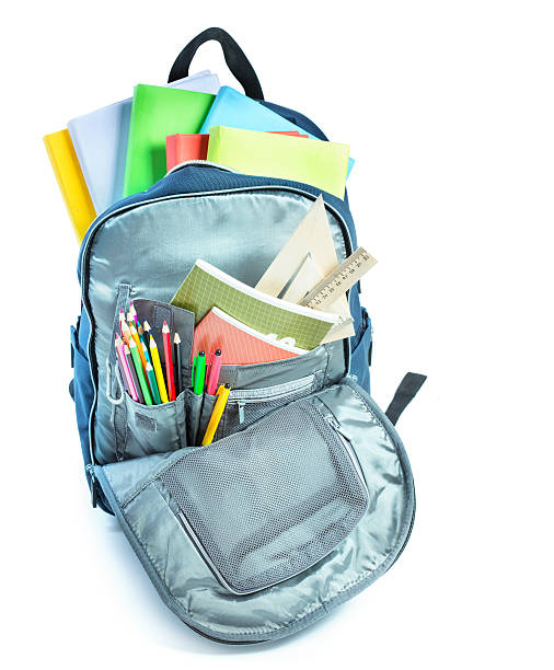 School bag stock photo