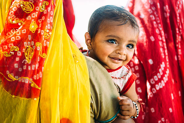 인도어 보그다 - indian child 뉴스 사진 이미지