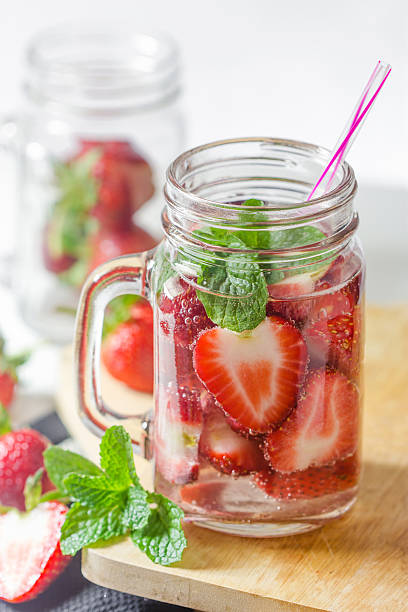 istock Strawberry Infused Water 485635080