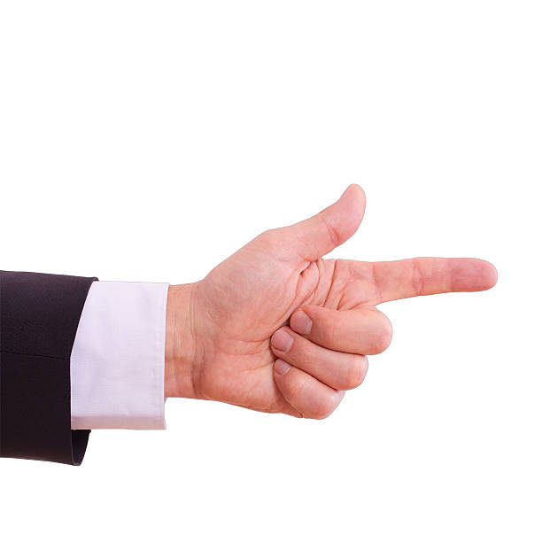 istock Male hands isolated. Closeup. 485636317