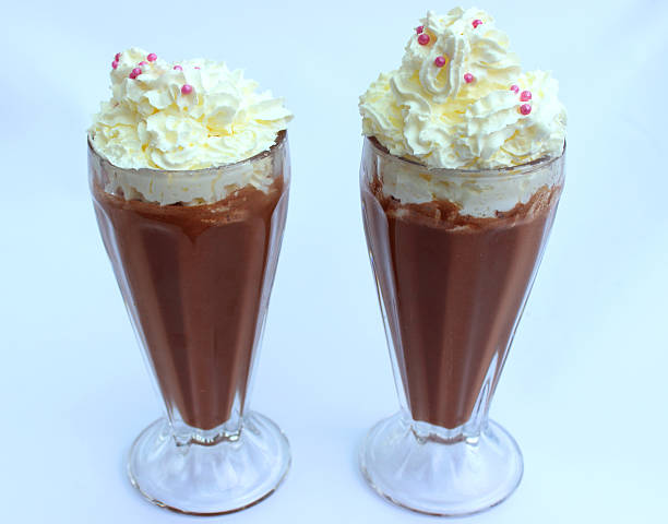 istock Image of chocolate milkshakes 485636791