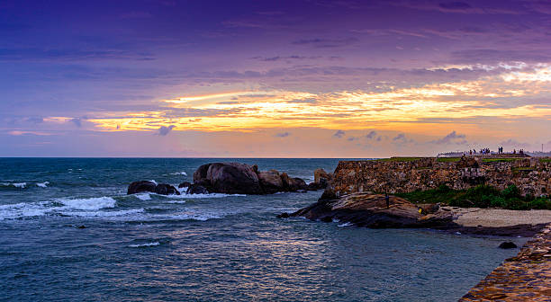 istock Amazing Sunset In Sri Lanka Galle 485638096