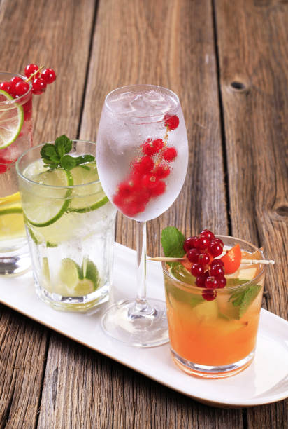 istock Variety of iced drinks 485640442