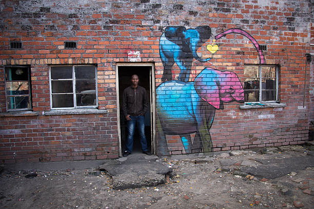 Two colorful elephant face painted and decorated. Jaipur, Rajasthan, India