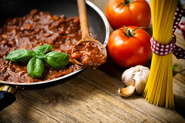 istock Cooking Bolognese Sauce 485647668