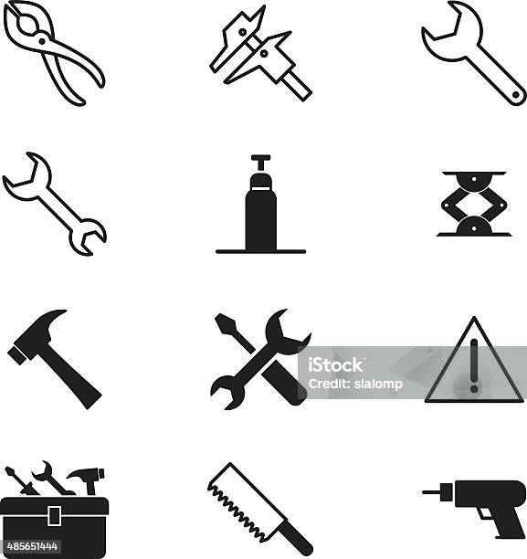 Construction Tool Collection Vector Illustration Symbol 2 Stock ...