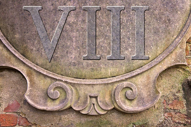 istock Roman number written on stucco wall 485652014