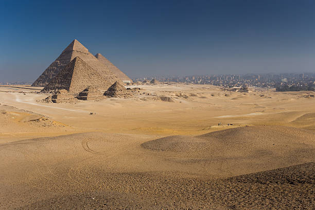 istock Egypt. Cairo - Giza. General view of pyramids 485652070