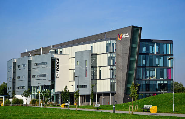 Teesside University - Darlington. Darlington, England - August 23, 2015: Teesside University main building, in the Darlington campus. The image was taken on a sunny morning. teesside northeast england stock pictures, royalty-free photos & images