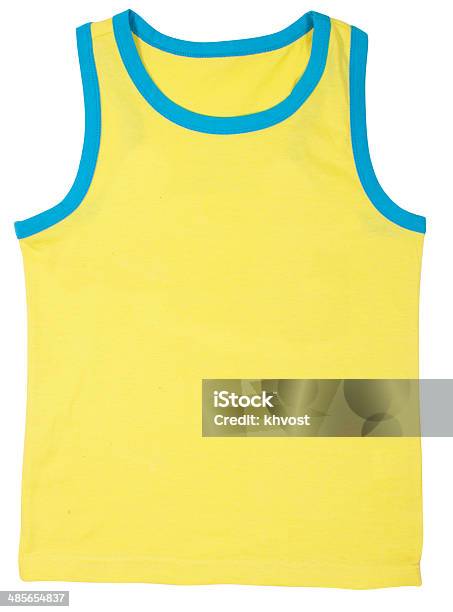 Sleeveless Unisex Shirt Stock Photo - Download Image Now - Arts Culture and Entertainment, Blank, Bodysuit