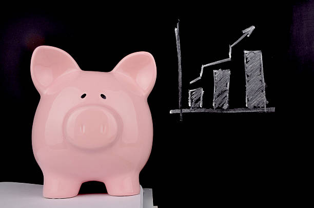 istock Piggybank and Savings Chart 485656075