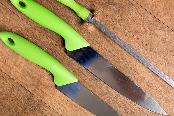 istock Selection of modern kitchen knives 485656506