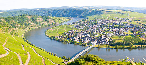 istock Village at the River Moselle 485657707