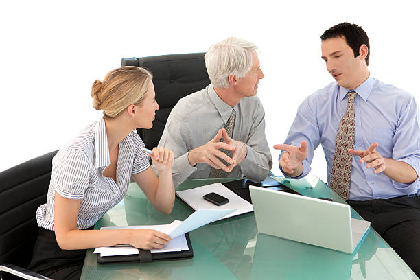 istock Listening to business explanation 485657960