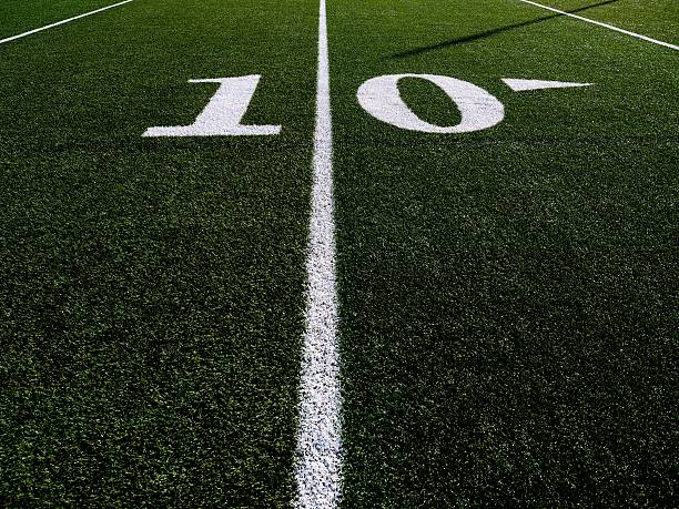 istock Ten Yard Line Football Field 485666916
