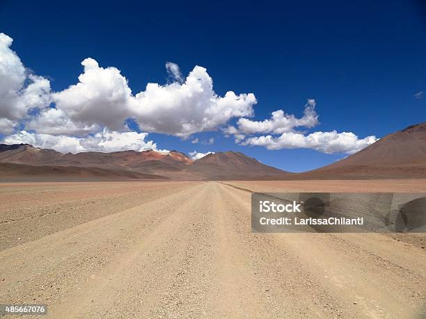 Road In The Andes Bolivia Stock Photo - Download Image Now - 2015, Altiplano, Andes