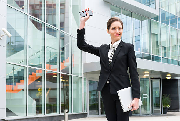 istock Young business woman portrait 485667564