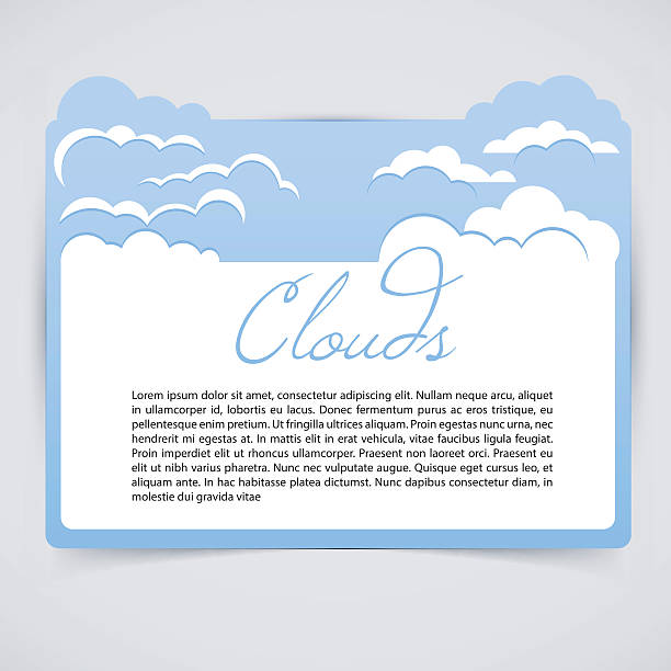blaue abstrakte wolken - air nature high up pattern stock-grafiken, -clipart, -cartoons und -symbole