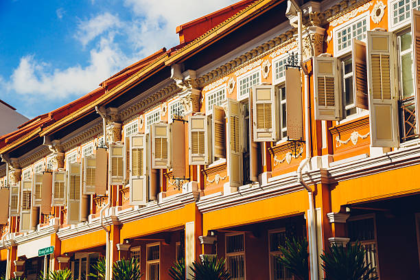 Colonial facade in Singapore