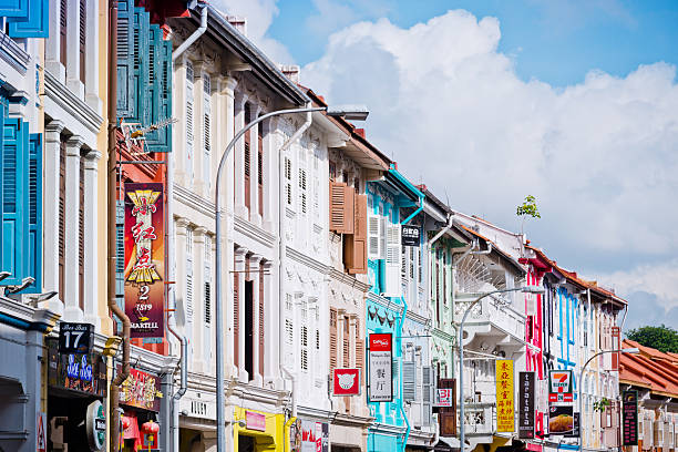 istock Colonial houses in Singapore 485670366