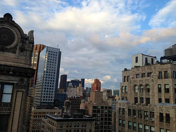 istock summer clouds in New York City 485670762