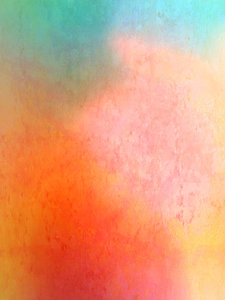 istock colorful watercolors on textured paper - abstract backround 485671434
