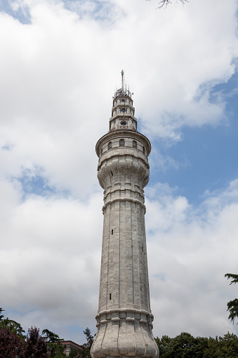 Beyazit tower (Seraskier Tower) historic landmark in Istanbul, Turkey