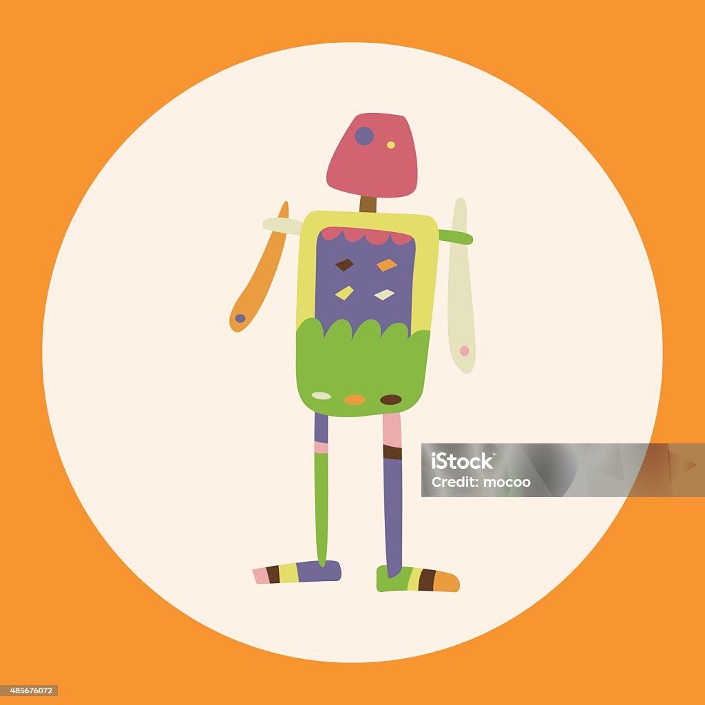 Robotics Theme Vector Robot Theme Elements Vector Eps Stock Illustration - Download Image Now ...