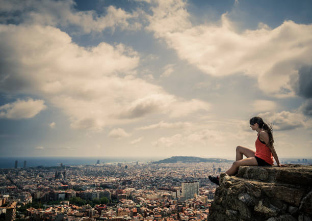 View of Barcelona from above