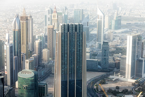 istock Dubai Downtown Aerial View, United Arab Emirates 485677588