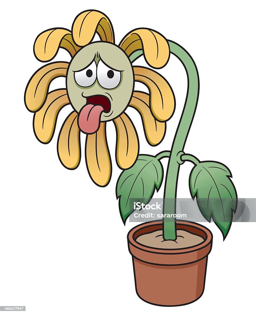 Cartoon sunflower Vector illustration of cartoon sunflower Agriculture stock vector