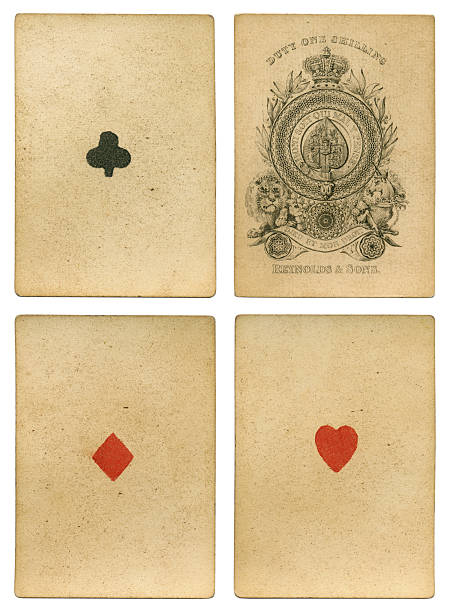 istock Four aces playing cards 1850 19th century 485685072