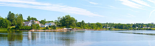 istock Panoramic view of coastal Searsport, Maine 485691016