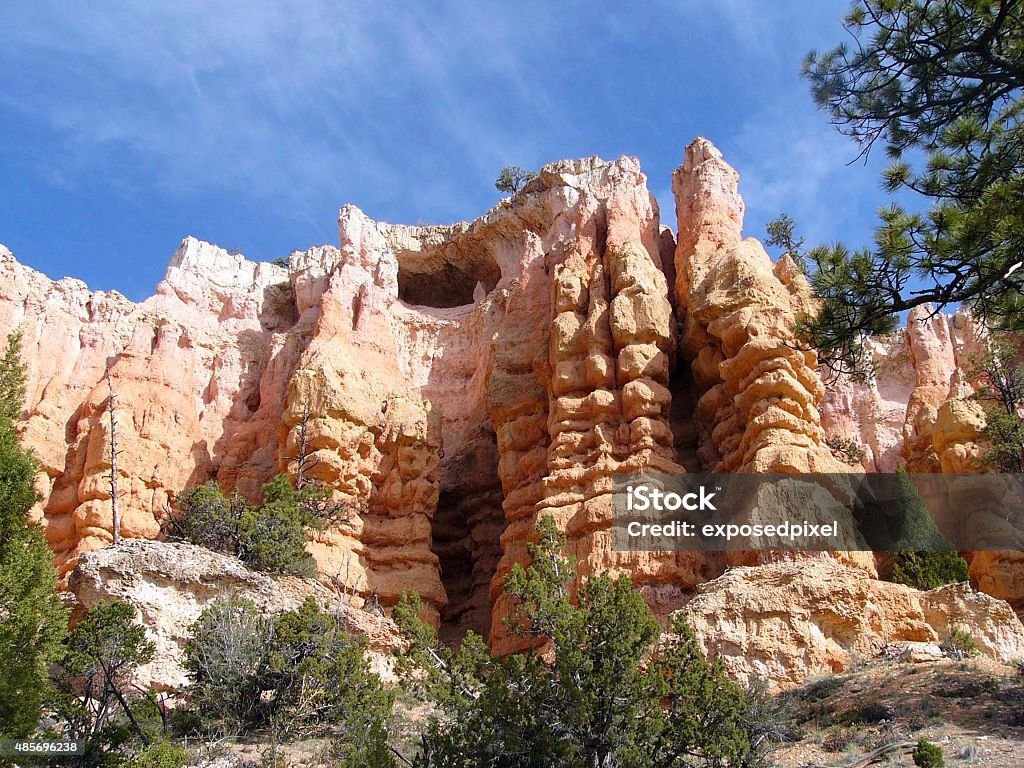 Bryce Canyon A large chunk of Canyon at Bryce Canyon National Park, Arizona. 2015 Stock Photo