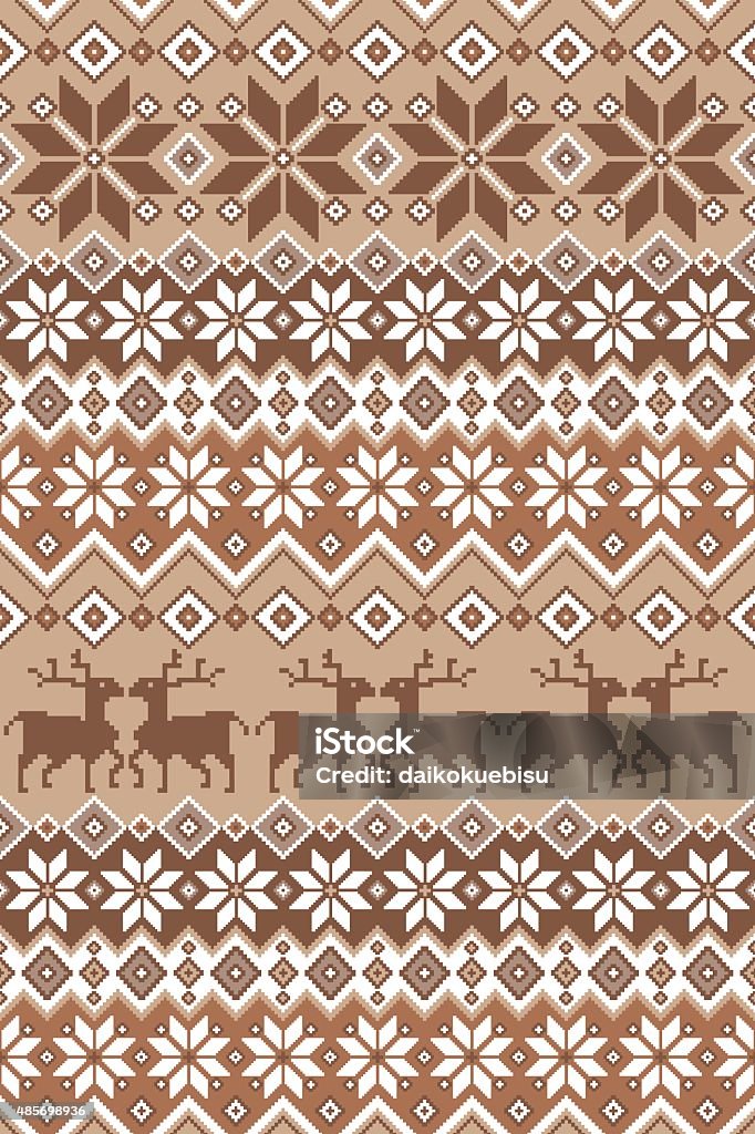 Nordic Pattern Abstract Nordic Design Pattern Stock Illustration - Download Image Now - 2015 ...