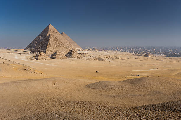 istock Egypt. Cairo - Giza. General view of pyramids 485700452