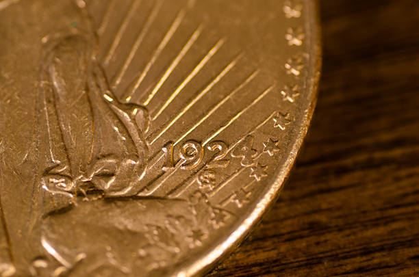 1924 (word) on US Gold Coin Saint-Gaudens