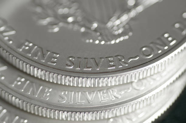 istock Fine Silver (Words) of US SIlver Eagle Coin 485705442