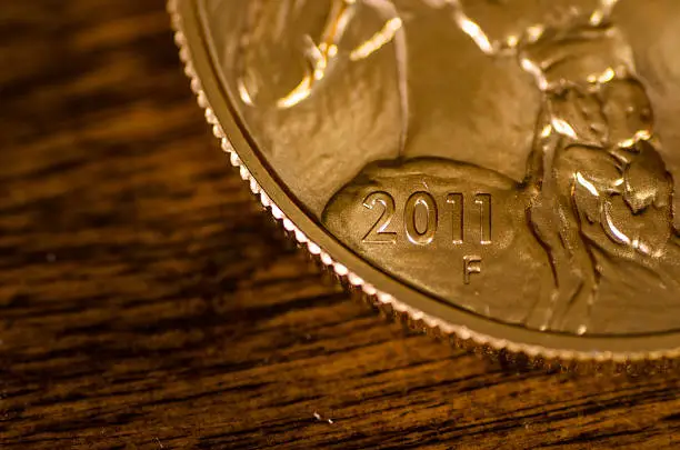 Photo of 2011 (word) on United States Gold Buffalo Coin