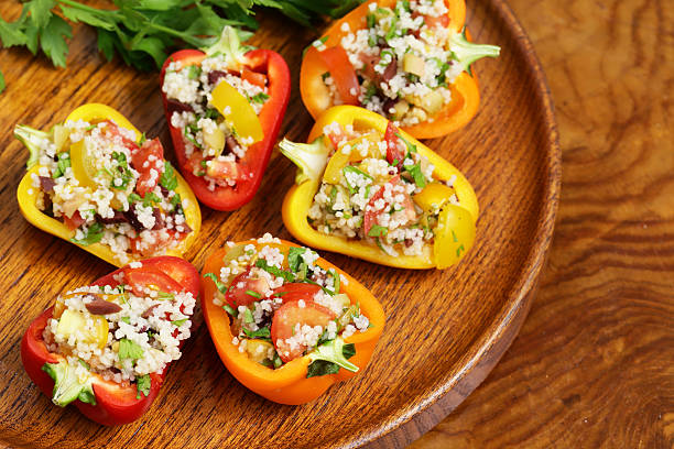 istock salad snack bell peppers stuffed with couscous with vegetables 485706012