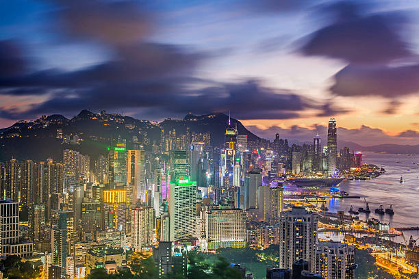 istock Hong Kong Night View from Peak 485706018