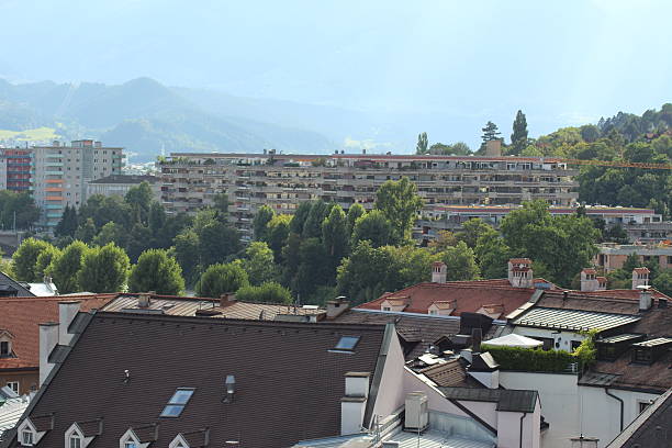 istock Aerial view of Innsbruck, Austria 485707724
